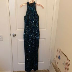 Vintage sequin prom dress